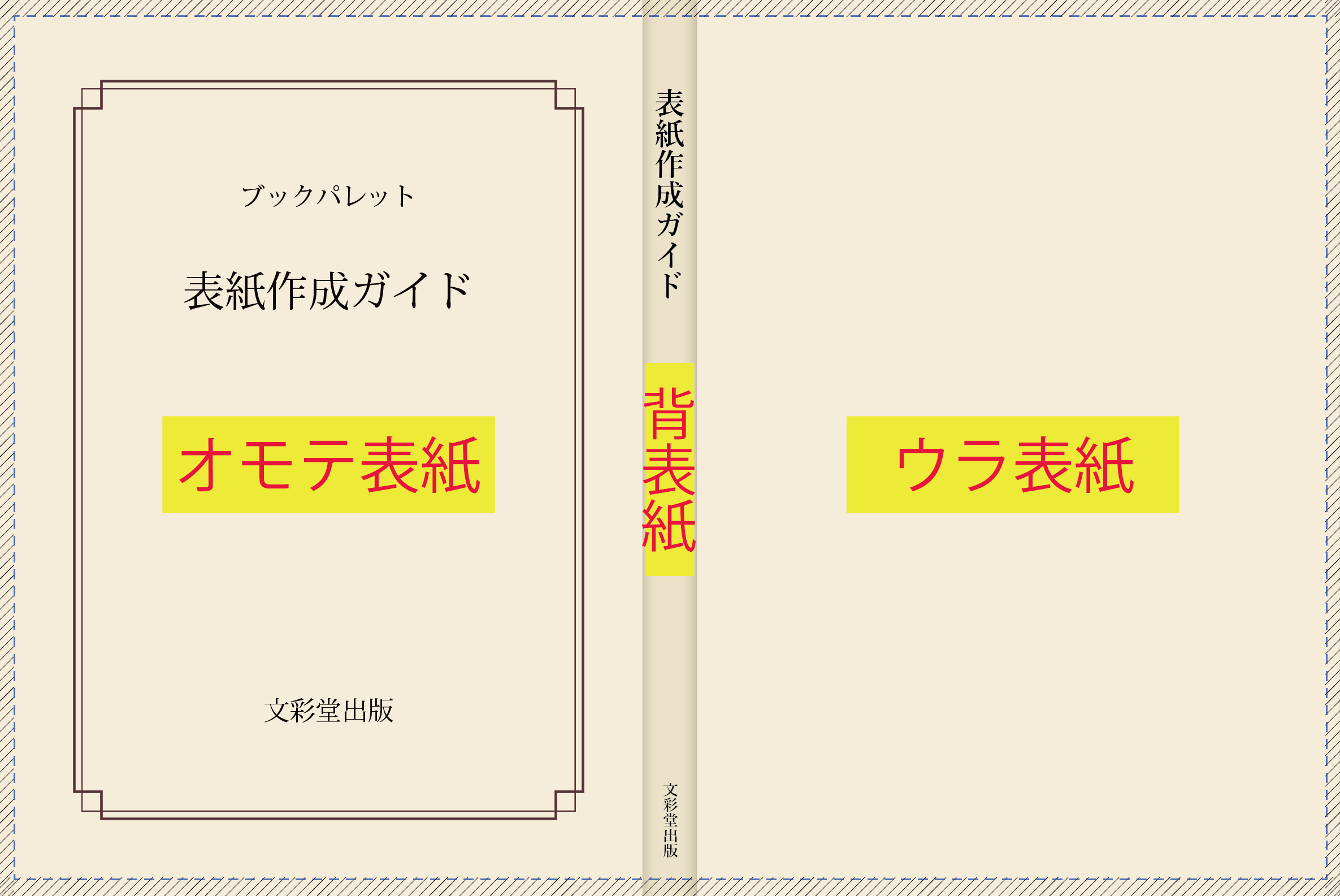 右綴じ表紙の入稿データ仕様